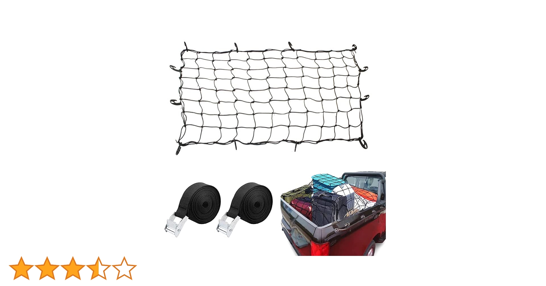 Amazon | Uciy カーゴネット車 120×90cm ラゲッジネット
